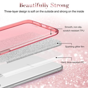 Чехол ESR Makeup Series для Айфон 11-розовое золото