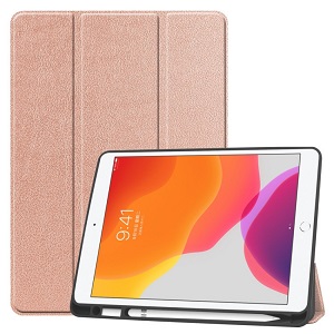 Чехол- книжка Custer Texture Horizontal Flip Smart на iPad 10.2- розовое золото Чехол- книжка Custer Texture Horizontal Flip Smart на iPad 10.2- розовое золото
