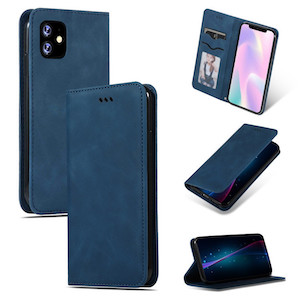 шкіряний чохол-книга Retro на iPhone 11