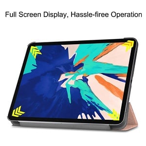 Чехол-книжка Custer Pattern для Айпад Про 12.9 inch 2020 -розовое золото