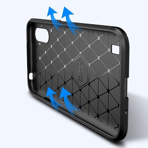 HMC Carbon Fiber Texture для Галаксі A01-чорний