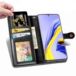 Чохол-книга Retro Solid Color на Samsung С10 Lite-коричневий