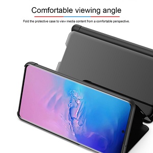 Чехол книжка  Clear View для Samsung Galaxy S20+ Plus-черный