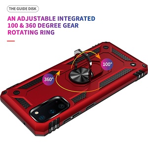  чехол HMC 360 Degree Rotating Holder на Samsung Galaxy S20-черный
