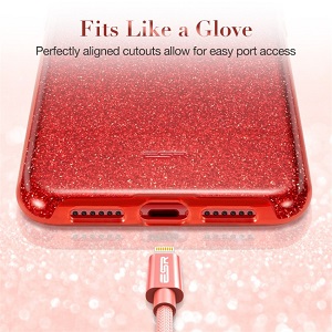 Чехол ESR Makeup Series на Айфон 11-красный