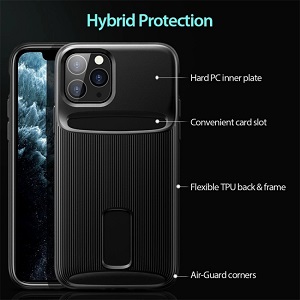 Противоударный чехол ESR Wallet Armor Series на iPhone 11 Pro -черный