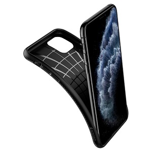 Оригінальний чохол Spigen Liquid Air на iPhone 11 Pro Matte Black