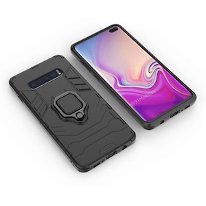 Черный противоударный чехол HMC на Samsung S10 Plus Черный противоударный чехол HMC на Samsung S10 Plus
