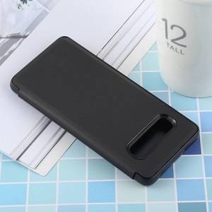 Черный чехол Clear View для Samsung S10+