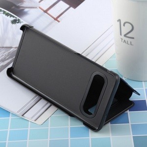 Чехол книжка Clear View на Самсунг Гелекси С10-черный