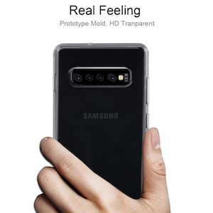 Прозрачный чехол на Samsung S10 Plus